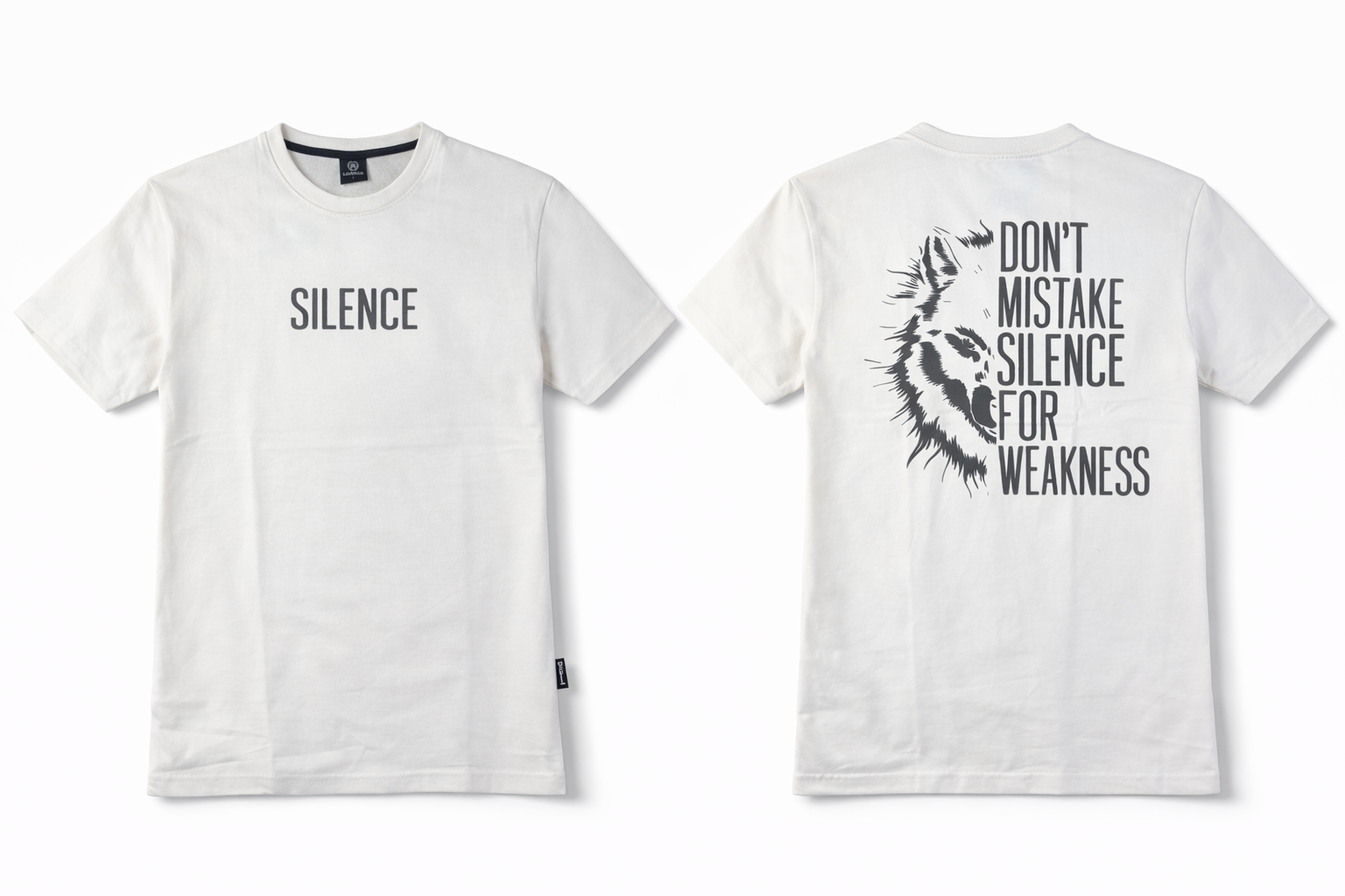 Men’s Silence Graphic Printed TShirt