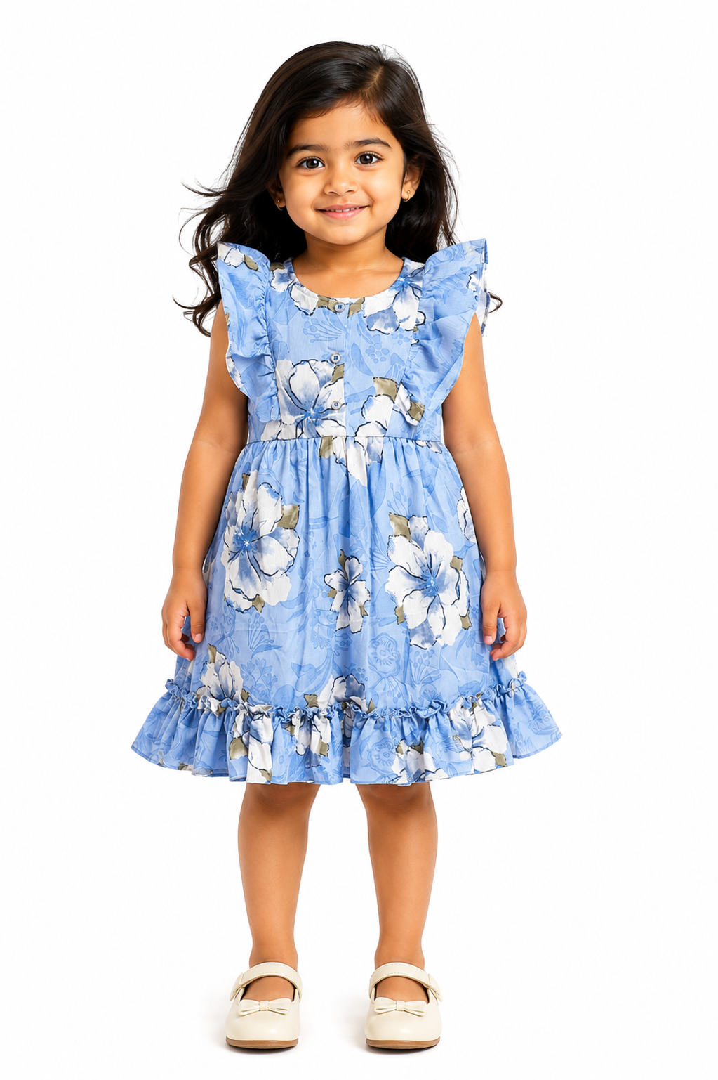 Girls Frock - Blue