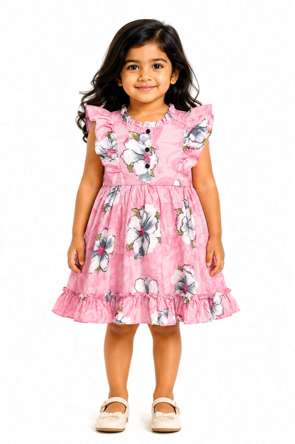Girls Frock - Pink