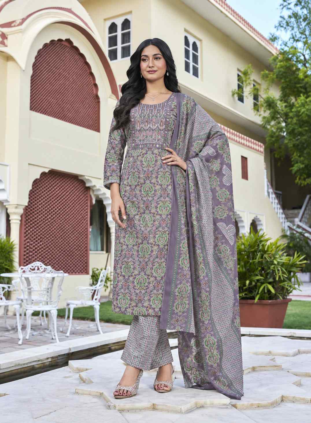 Women's Kurti set- Purple